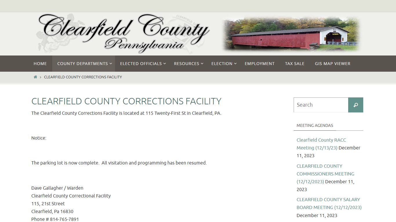 Clearfield County Corrections Facility